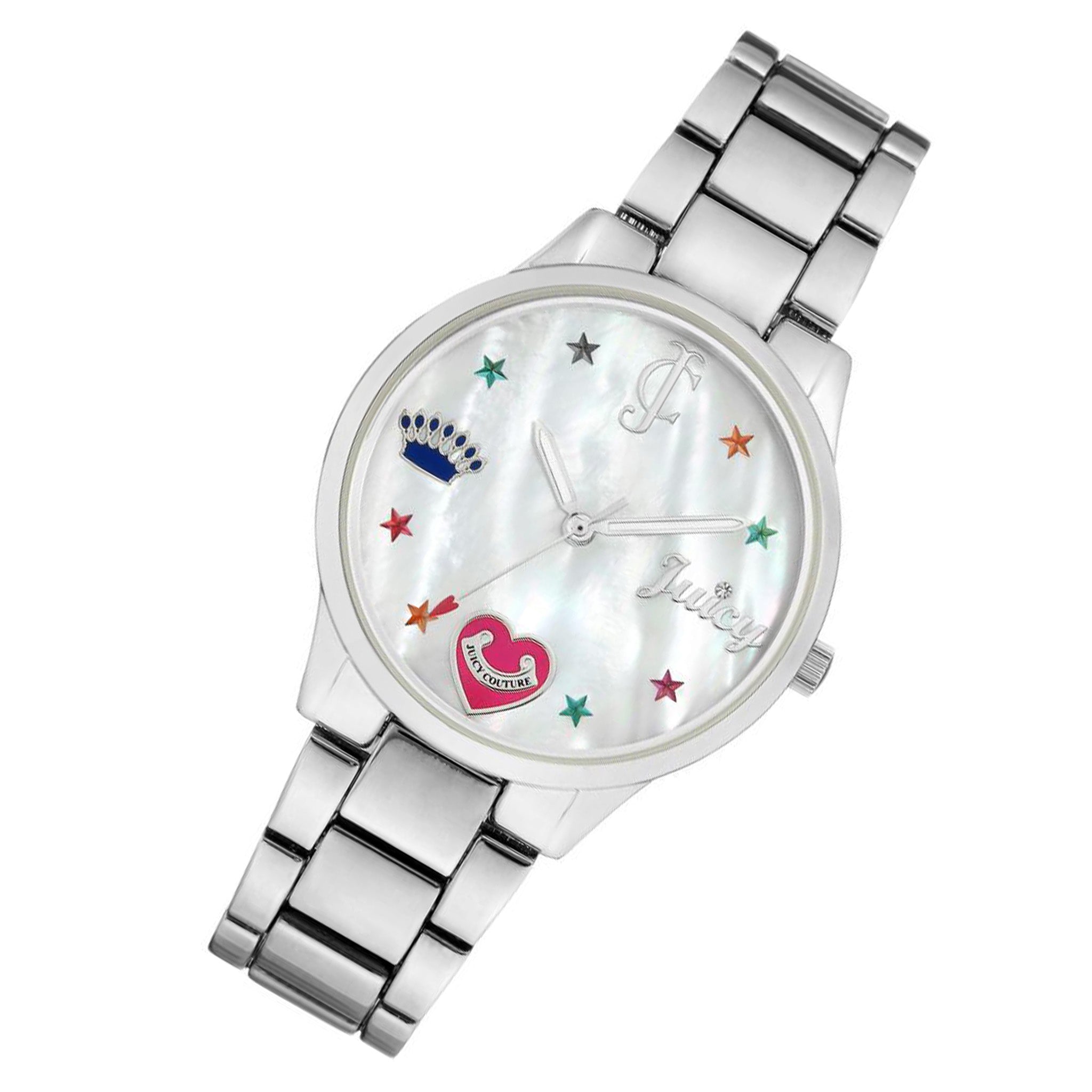 Juicy Couture Stainless Steel MOP Dial Women's Watch - JC1017MPSV