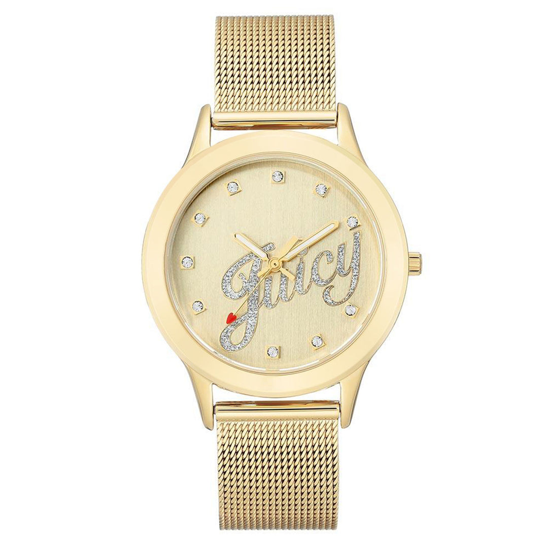 Juicy Couture Gold Mesh Women's Watch - JC1032CHGB