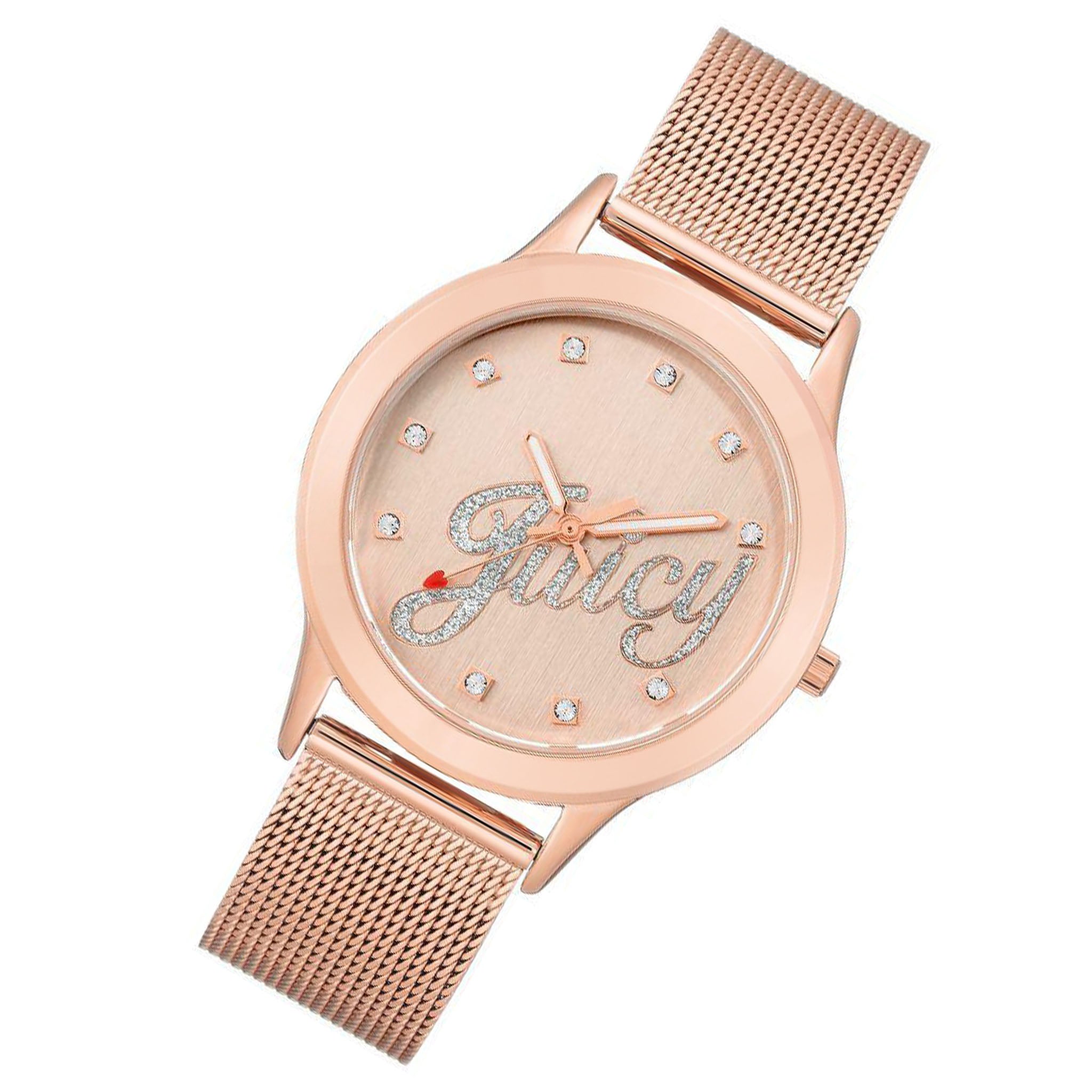 Juicy Couture Rose Gold Mesh Ladies Watch - JC1032RGRG