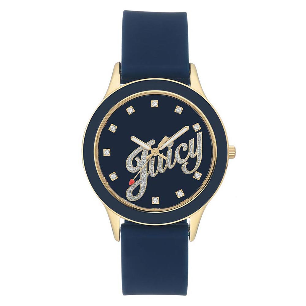 Juicy Couture Navy Blue Dial with Interchangeable Strap Set Ladies Watch - JC1036INST
