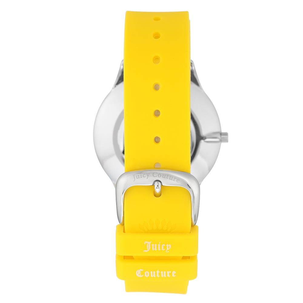 Juicy Couture Yellow Silicone Band Women's Watch - JC1037BKYL