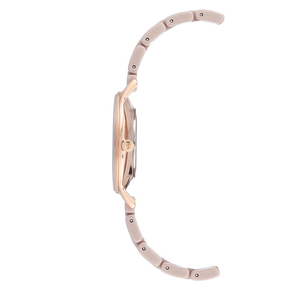 Juicy Couture Taupe Ceramic Women's Watch - JC1046TPRG