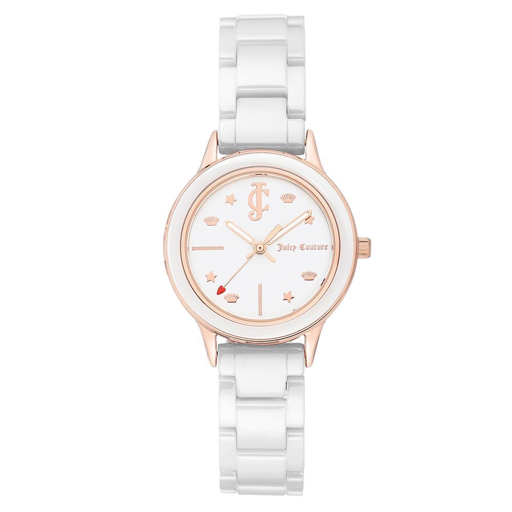 Juicy Couture White Ceramic Women's Watch - JC1046WTRG