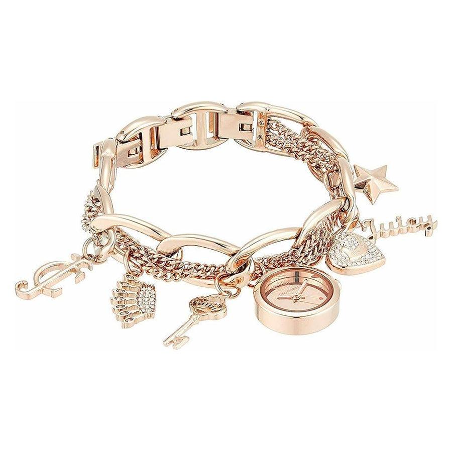 Juicy Couture Rose Gold Chain with Charms Women's Watch - JC1054RGCH