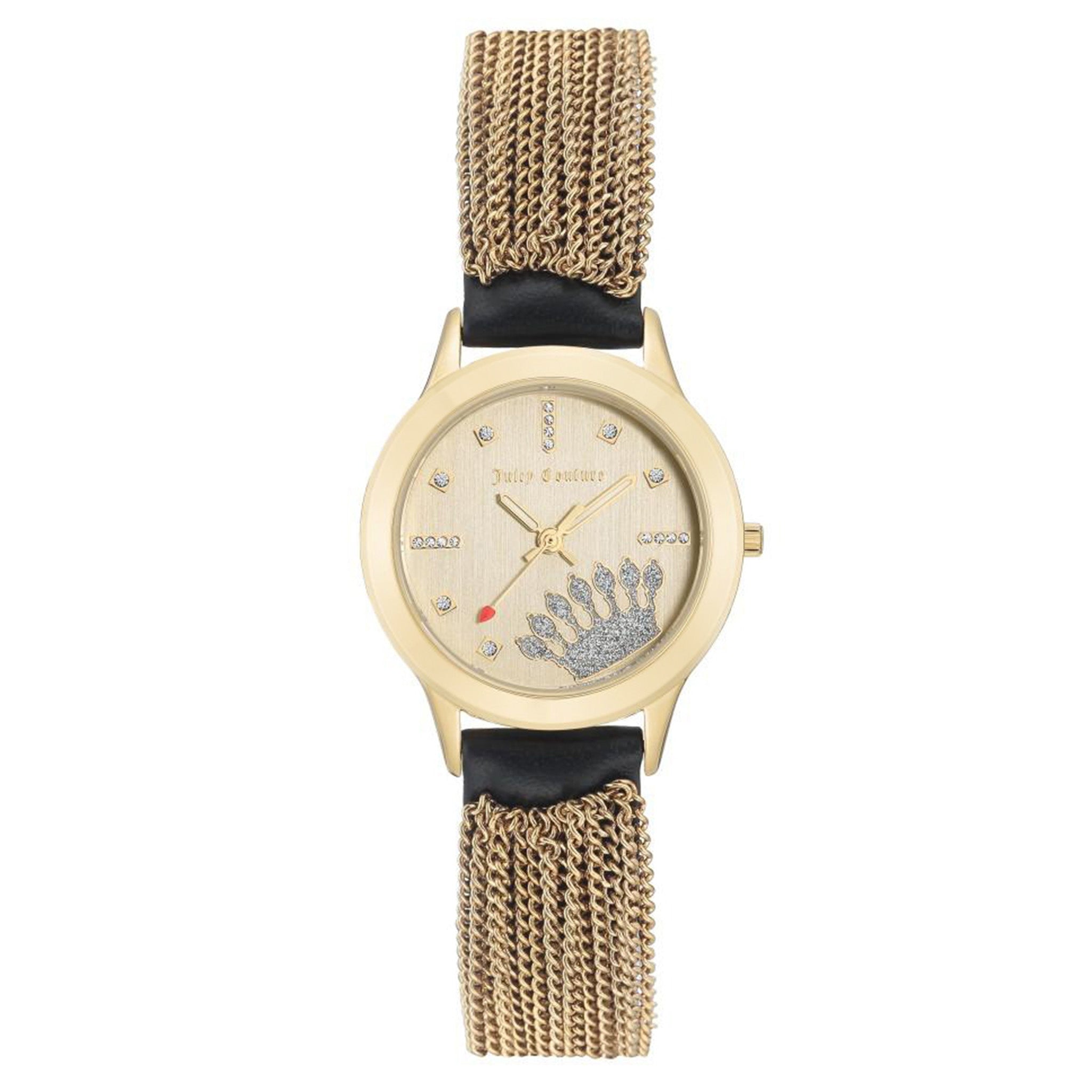 Juicy Couture Gold Tone Tassels Strap Ladies Watch - JC1070CHBK