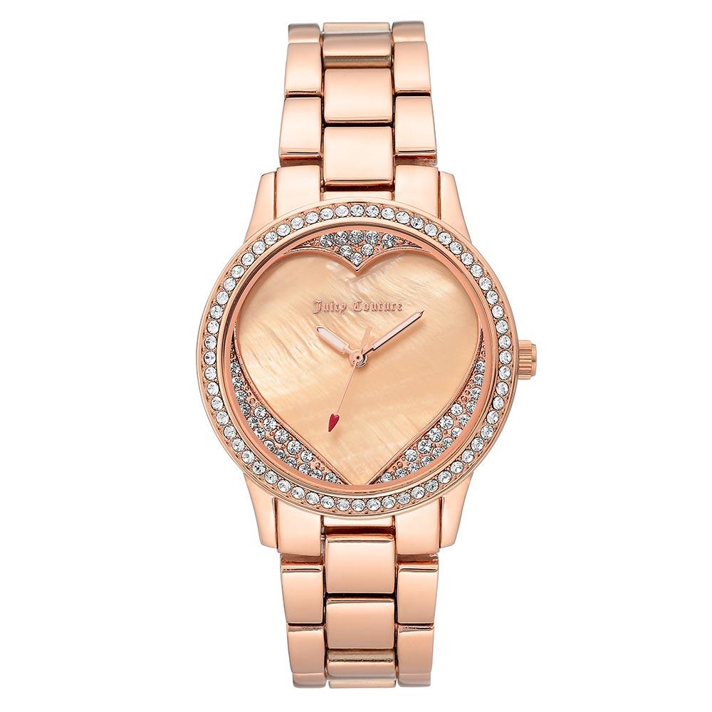Juicy Couture Rose Gold Steel Women's Watch - JC1100PMRG