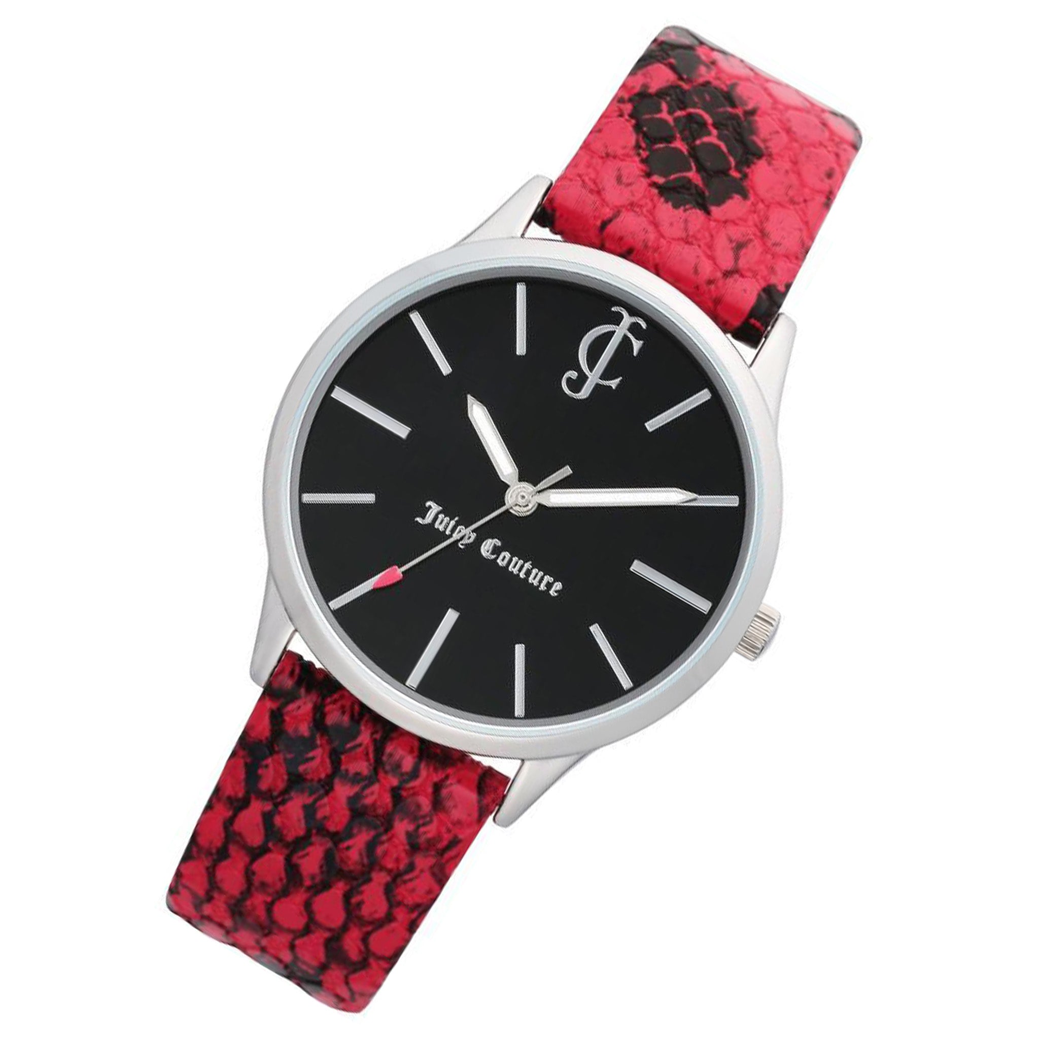 Juicy Couture Red Vegan Leather Women's Watch - JC1185BKRD