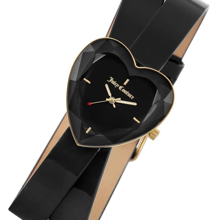 Juicy Couture Black Patent Leather Women's Watch - JC1200BKBK