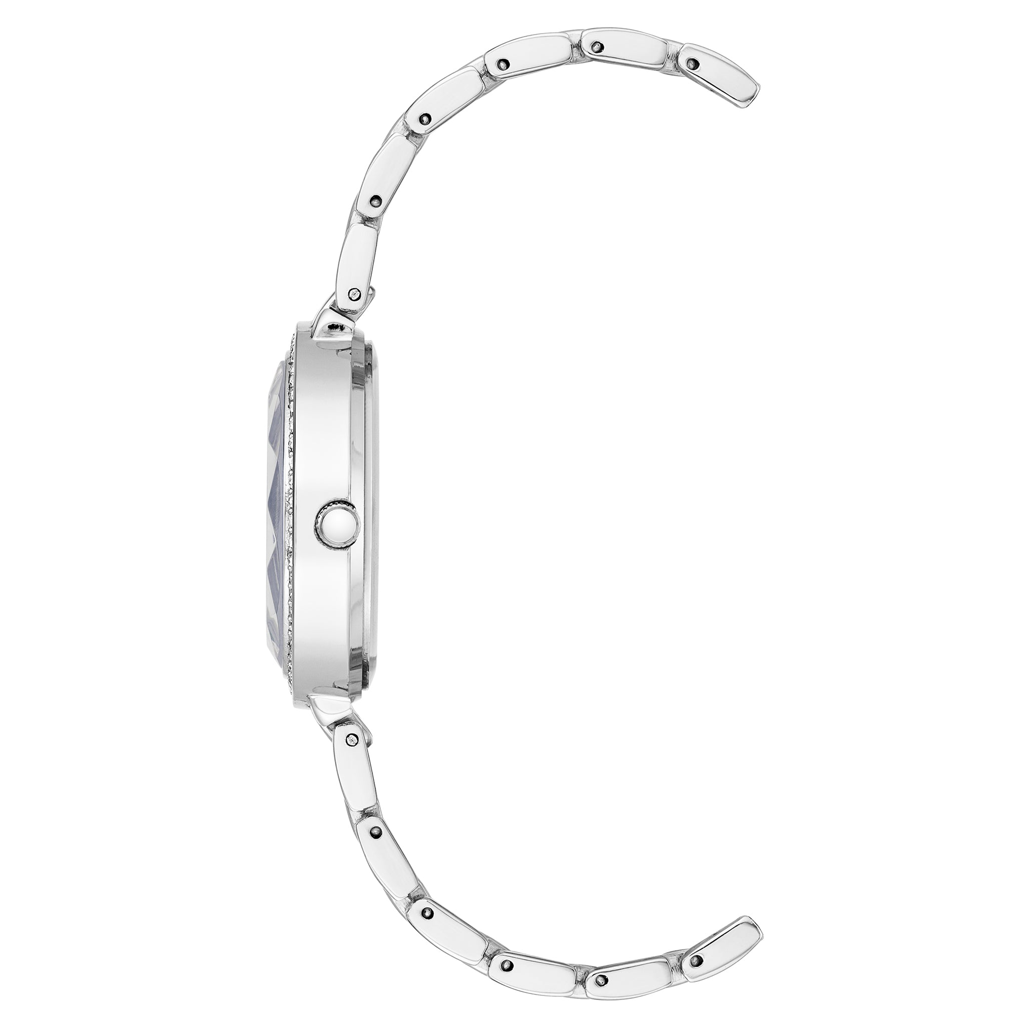 Juicy Couture Silver-Tone Band Navy Dial Women's Watch - JC1209NVSV