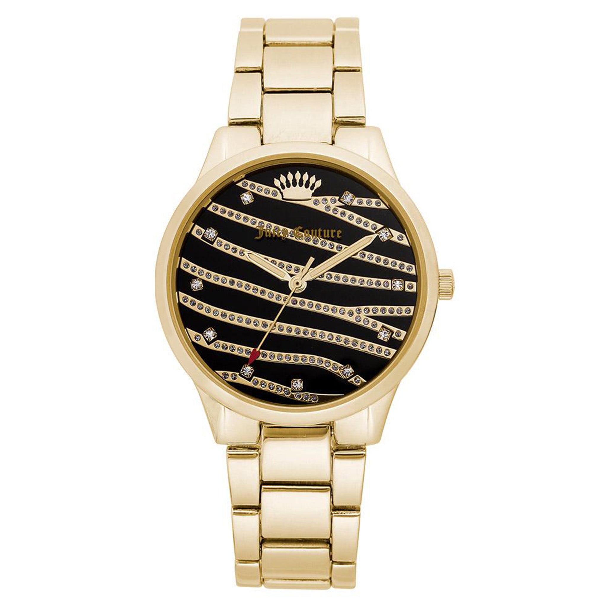 Juicy Couture Gold Steel Ladies Watch - JC1224BKGB