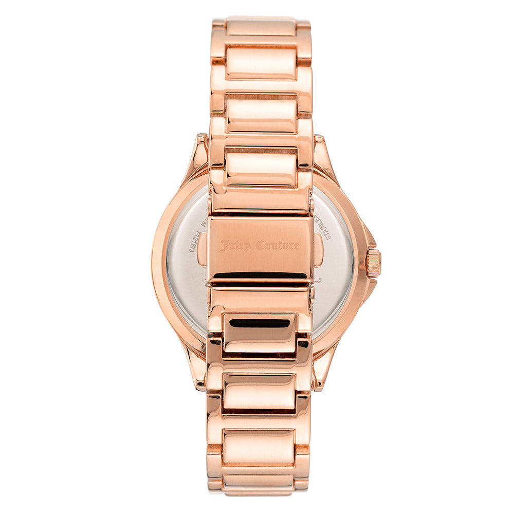 Juicy Couture Rose Gold Steel Ladies Watch - JC1232GMRG