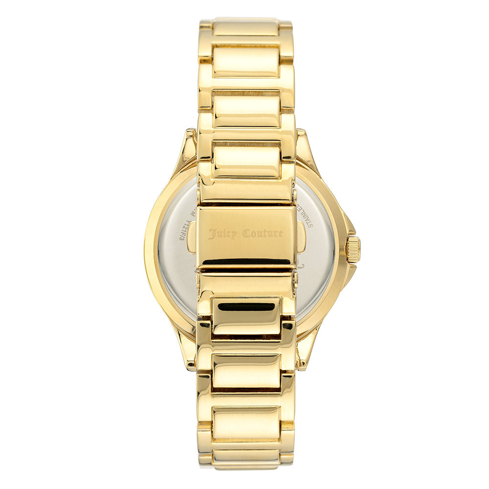 Juicy Couture Gold Steel Ladies Watch - JC1232MPGB