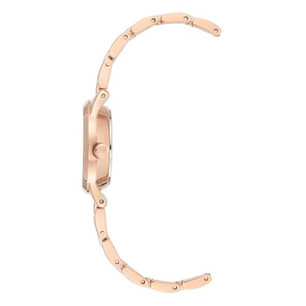 Juicy Couture Rose Gold Steel White Mother of Pearl Dial Women's Watch & Bracelet with Charms Set  - JC1236RGST
