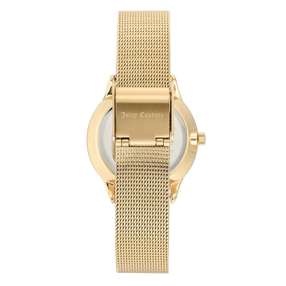 Juicy Couture Gold Mesh with Interchangeable Strap Women's Watch - JC1242GIST