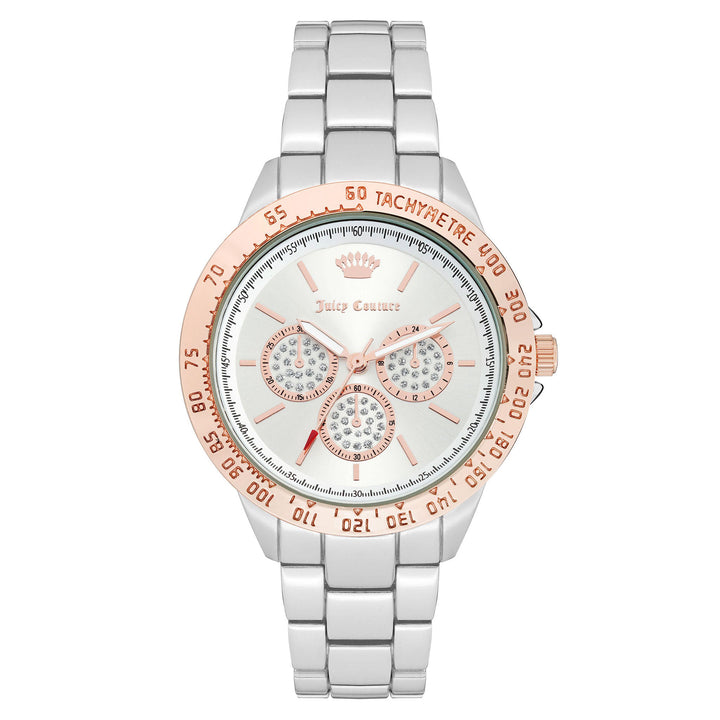 Juicy Couture Silver Band Women's Watch - JC1245SVRT