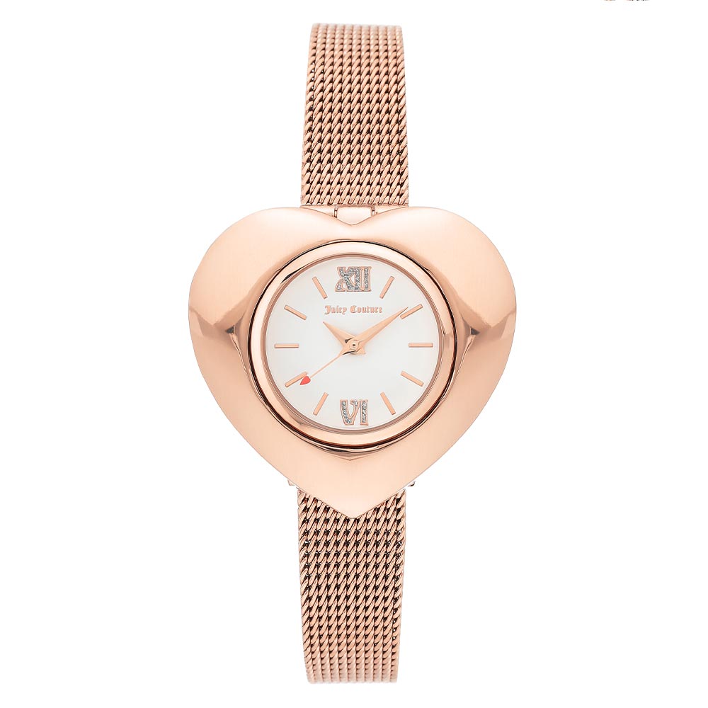 Juicy By Juicy Couture Womens Rose Goldtone Bracelet Watch Jc/5014rgrg