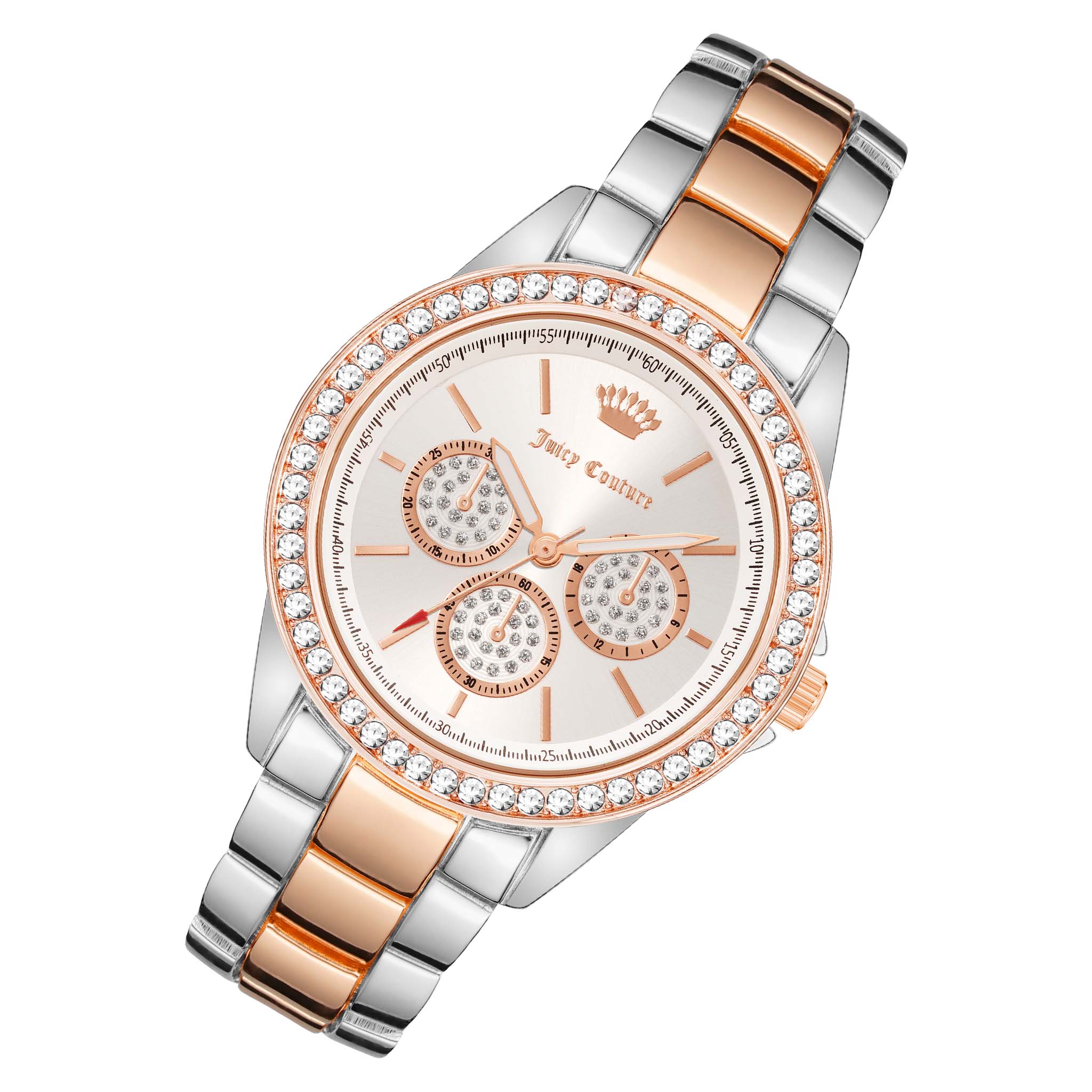 Juicy Couture Two-Tone Band Silver Dial Women's Watch - JC1285SVRT