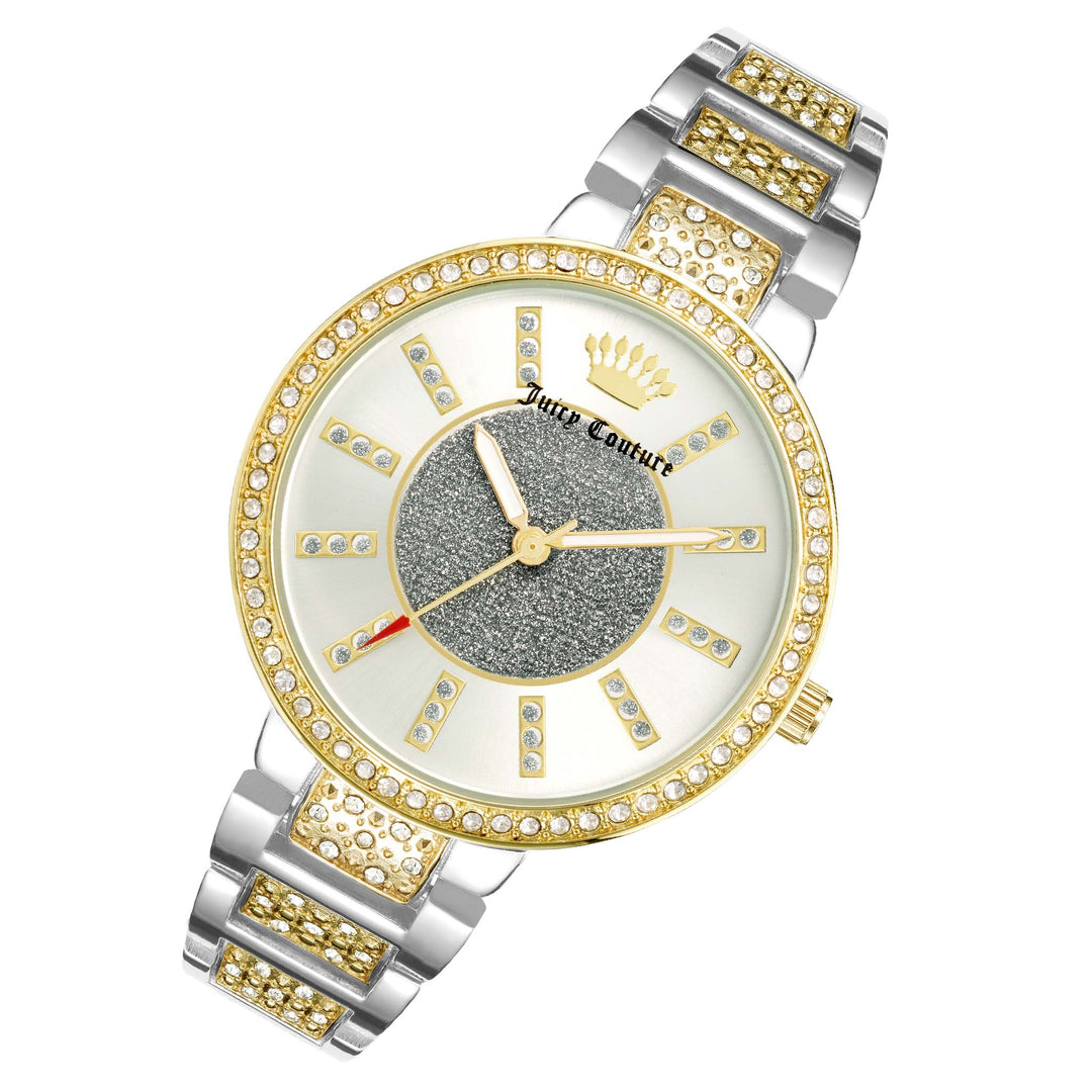 Juicy Couture Two-Tone Band Silver Dial Women's Watch - JC1313SVTT