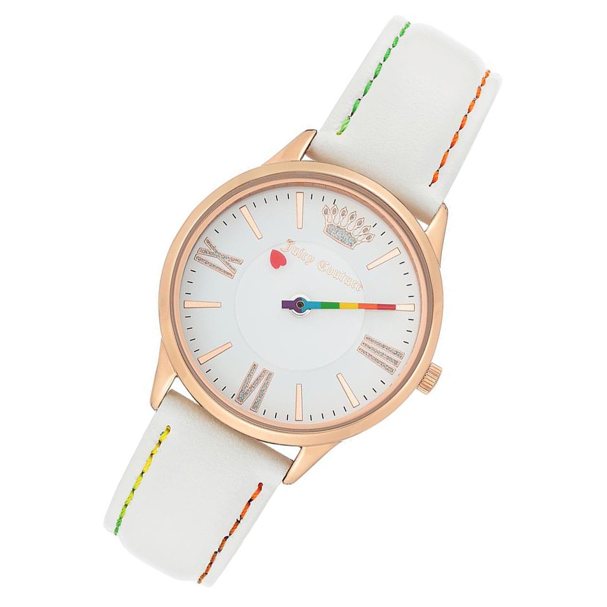 Juicy Couture White Leather Women's Watch - JC1314RGWT