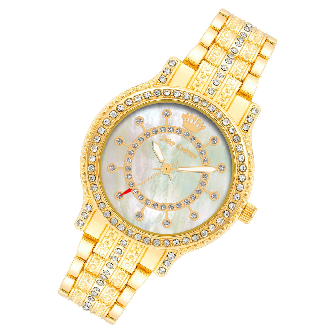 Juicy Couture Gold Band White Dial Women's Watch - JC1316WTGB