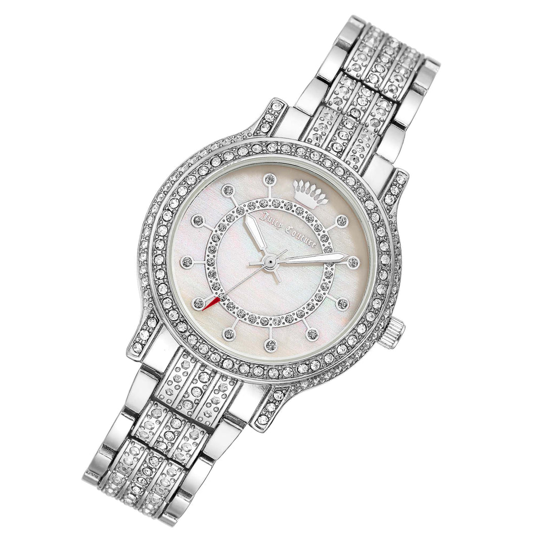 Juicy Couture Silver Band White Dial Women's Watch - JC1317WTSV