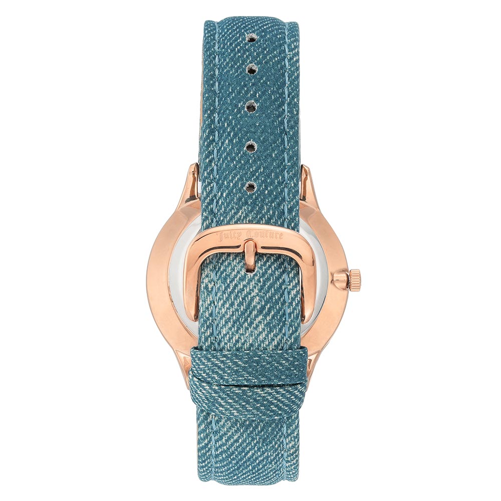 Juicy Couture Light Blue Denim Band Women's Watch - JC1318RGDM