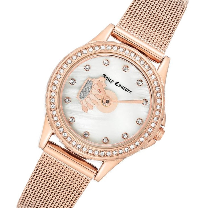 Juicy Couture Rose Gold Mesh Women's  Watch - JC1322MPRG