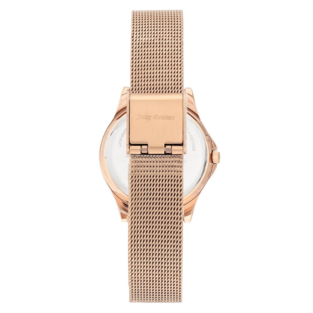 Juicy Couture Rose Gold Mesh Women's  Watch - JC1322MPRG