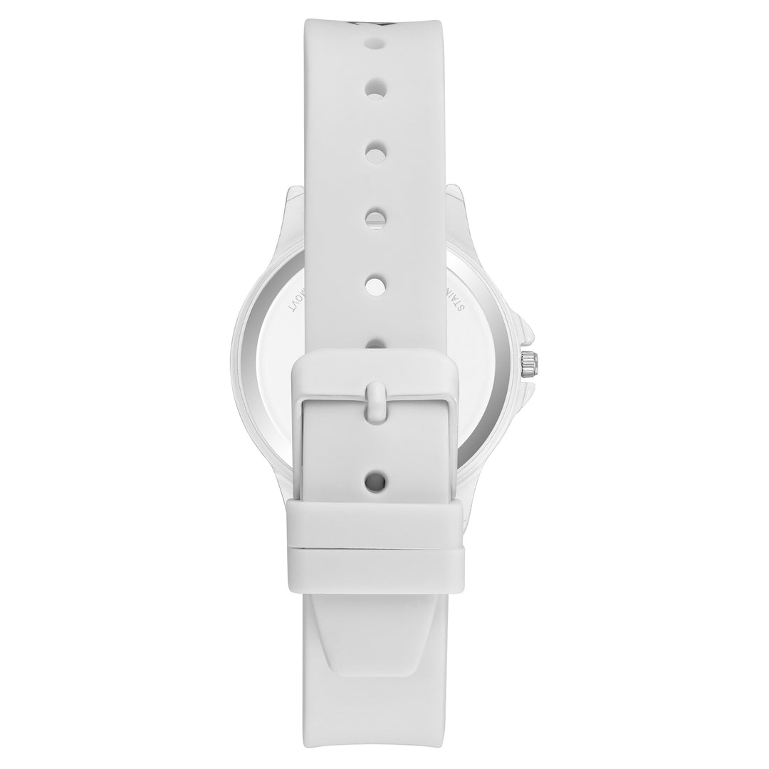 Juicy Couture Silicone White Dial Women's Watch - JC1325WTWT