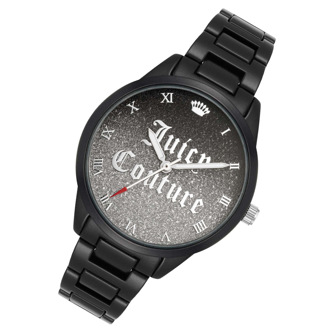 Juicy Couture Black Band Glitter Ombre Dial Women's Watch - JC1331BKBK