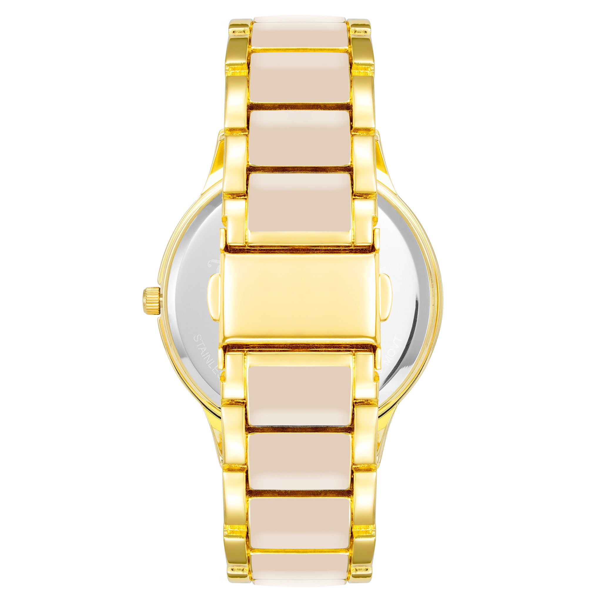 Juicy Couture Two-Tone Band Blush Dial Women's Watch - JC1348GPBH