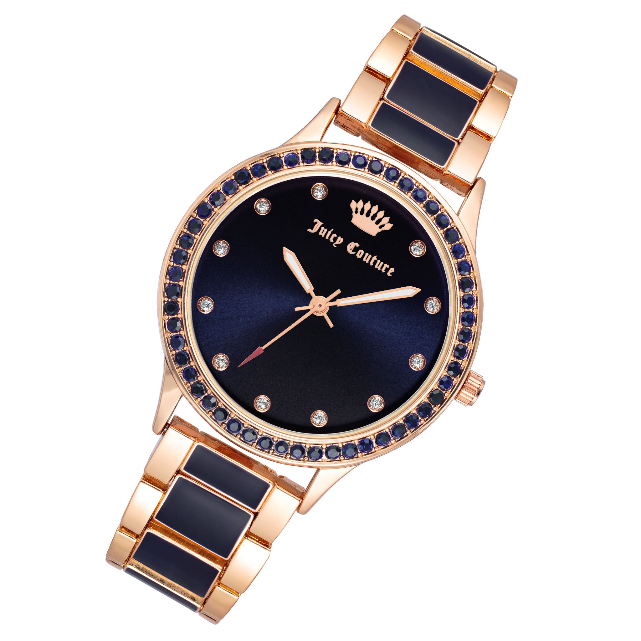 Juicy Couture Rose Gold with Navy Band Women's Watch - JC1348RGNV