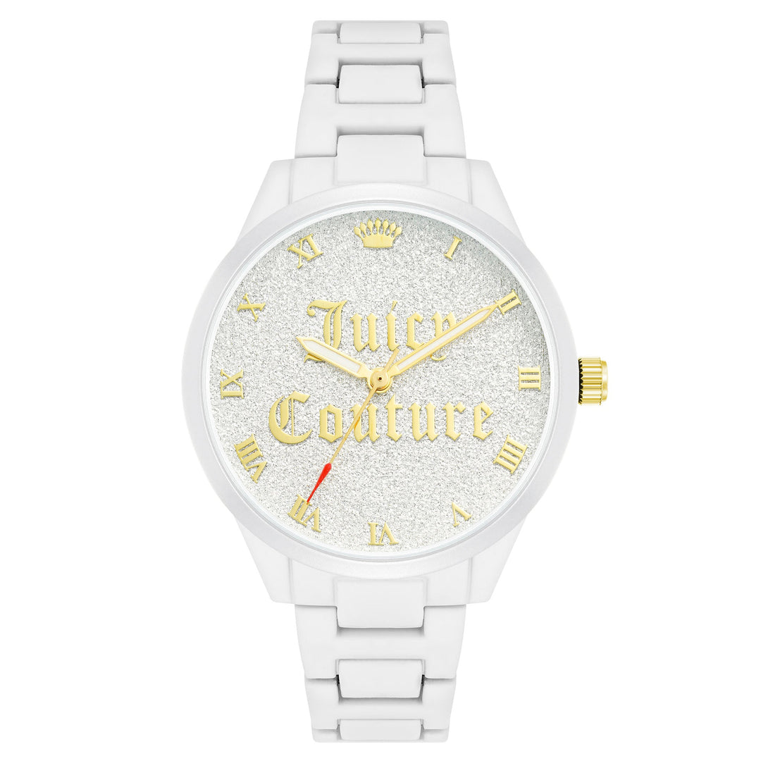 Juicy Couture White Metal White Dial Women's Watch - JC1358WTWT