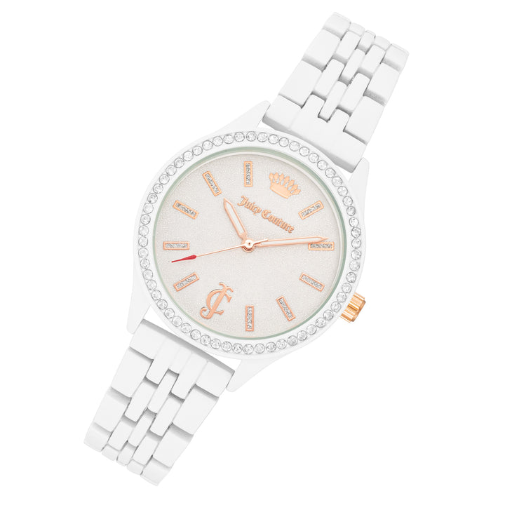 Juicy Couture White Band Women's Watch - JC1376WTRG