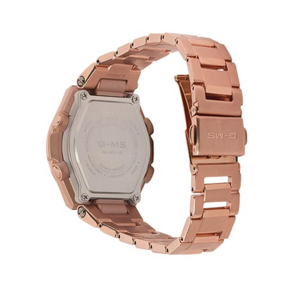 Casio BABY-G Rose Gold Solar Powered Ladies Watch - MSGS200DG-4A