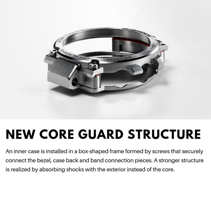 Casio G-SHOCK MT-G Bluetooth & Multiband 6 Solar Powered Stainless Steel Men's Watch - MTGB1000D-1A