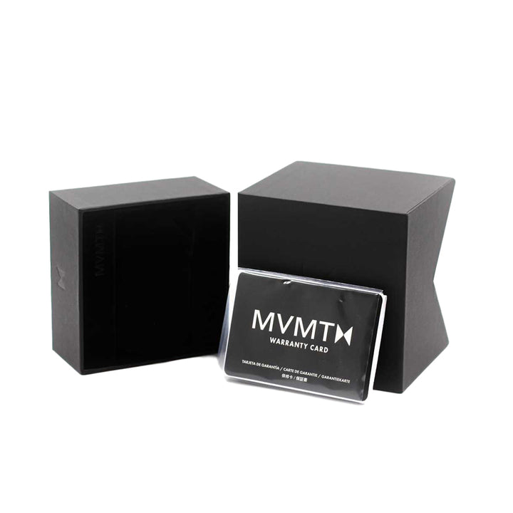 MVMT Boulevard Black Leather Ladies Slim Watch - DMB01RGBL