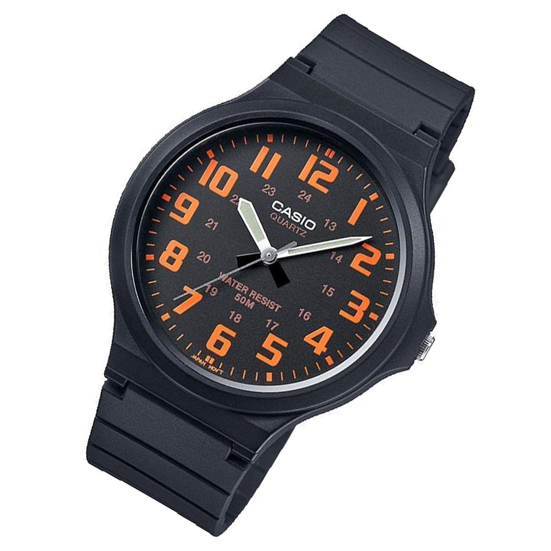 Casio Classic 48mm Black Resin Unisex Watch - MW240-4B