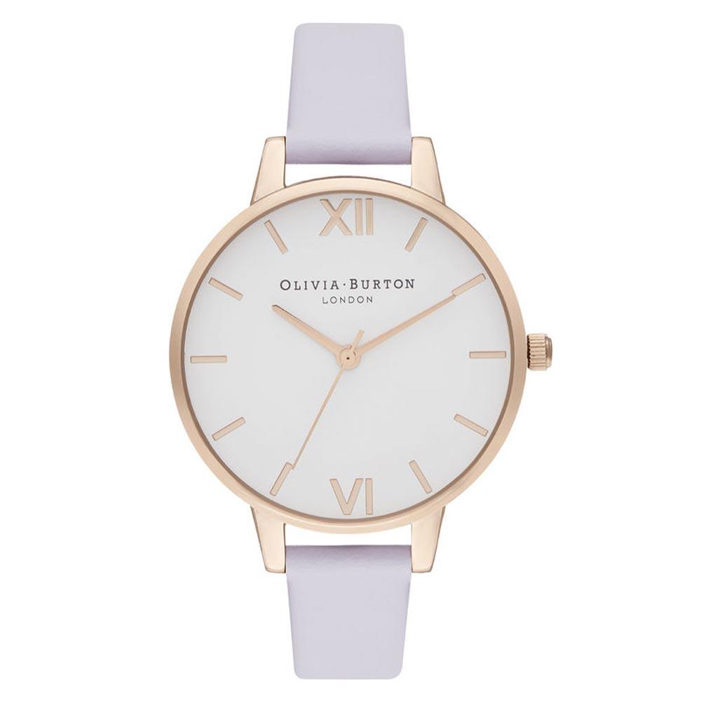 Olivia Burton Parma Violet Leather Ladies Watch OB16DE09 The