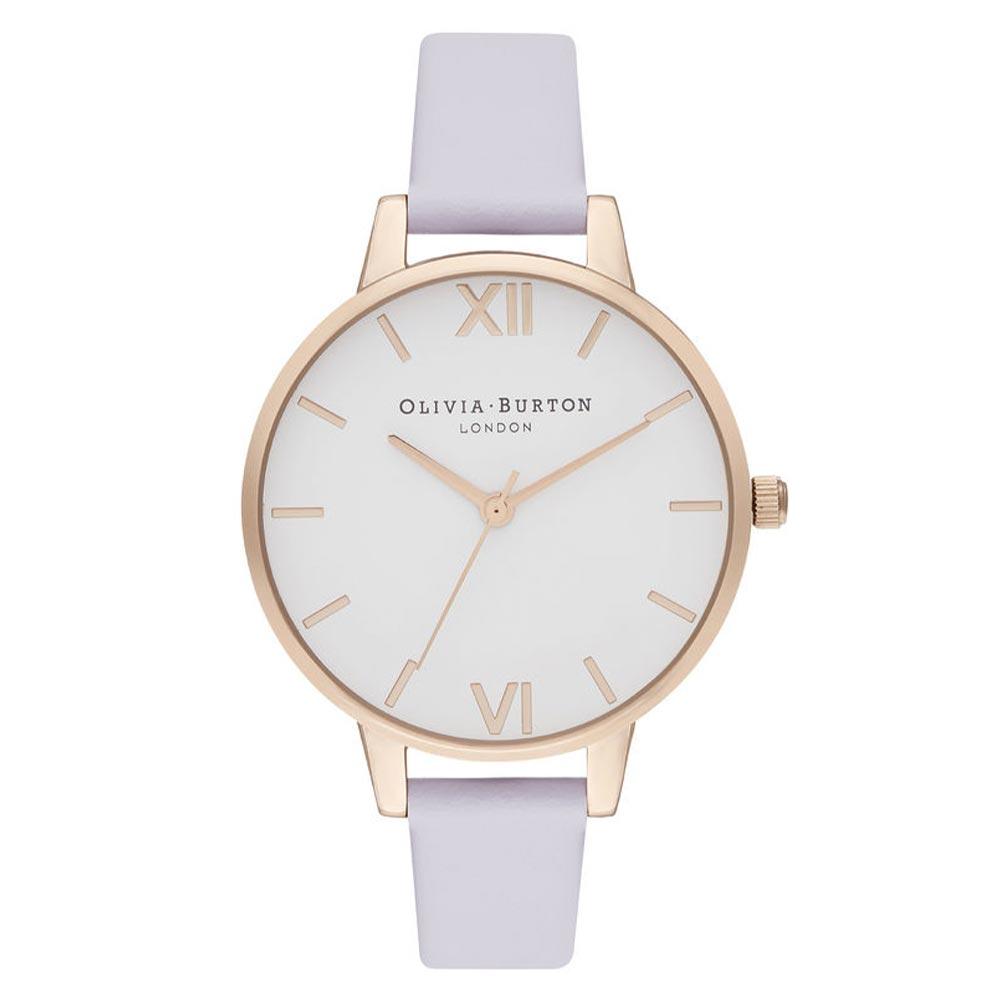 Olivia Burton Parma Violet Leather Ladies Watch - OB16DE09