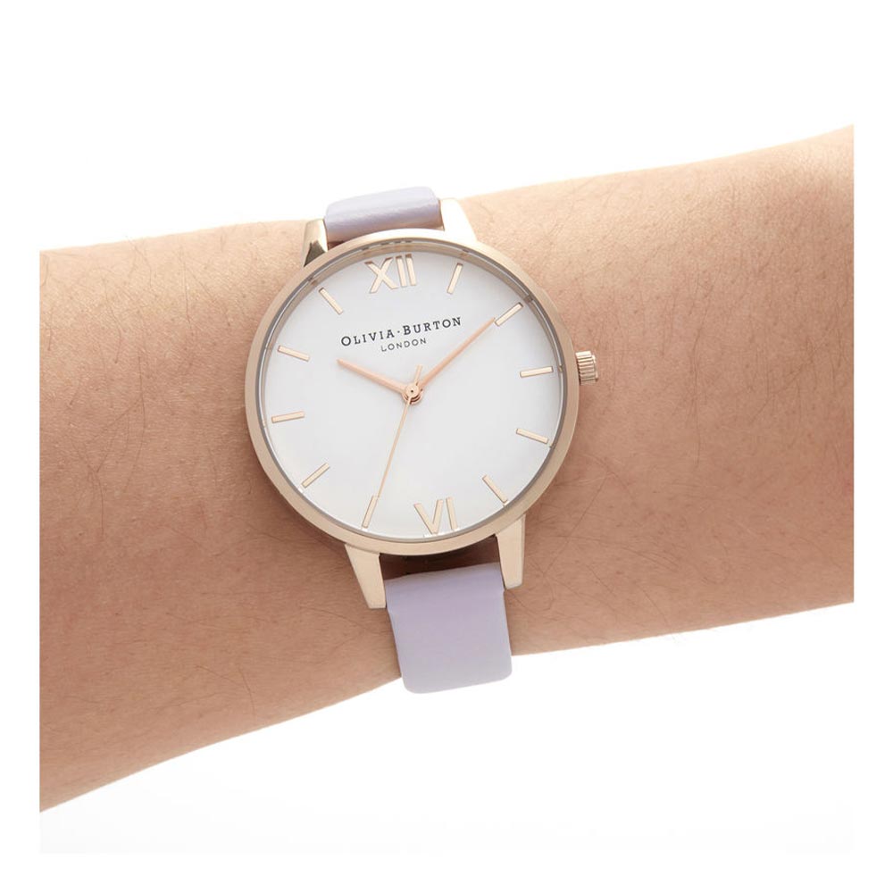 Olivia Burton Parma Violet Leather Ladies Watch - OB16DE09