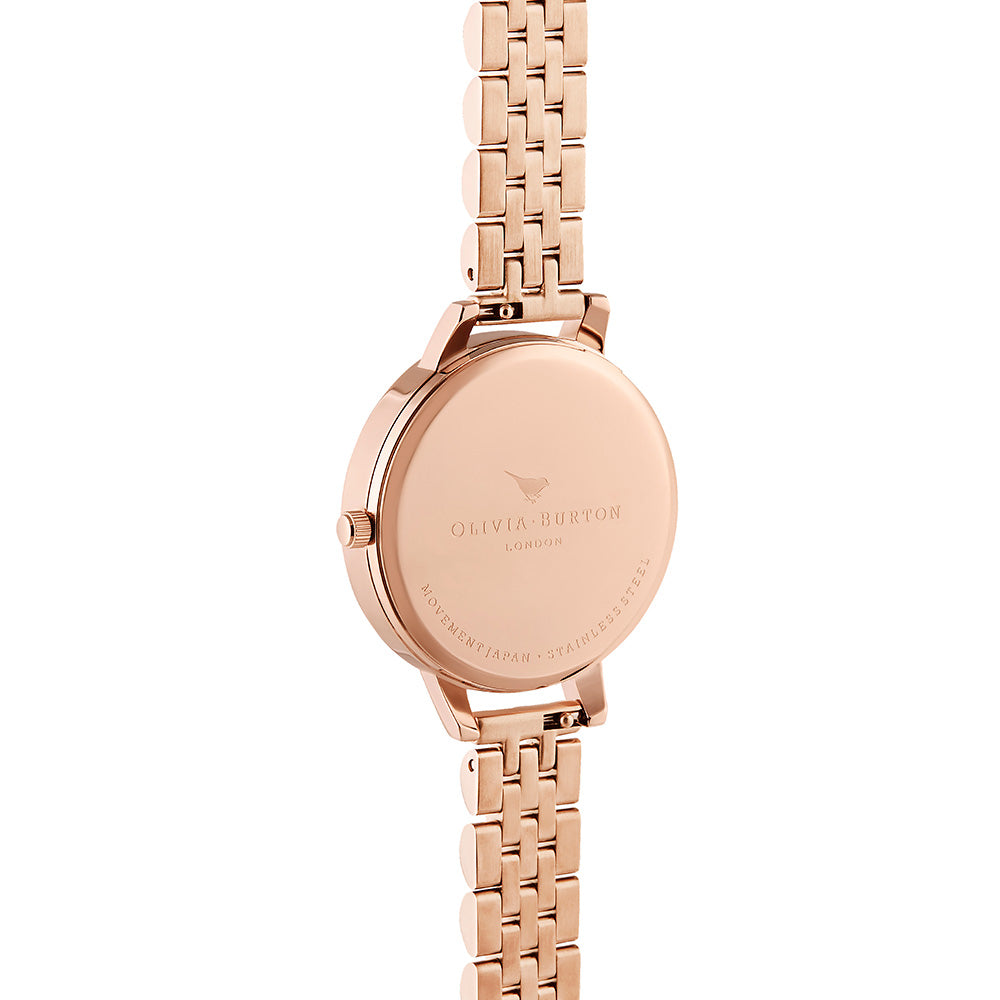 Olivia Burton Enchanted Garden Rose Gold Bracelet Ladies Watch - OB16EG135