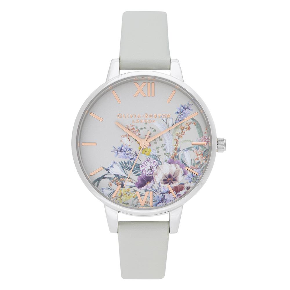 Olivia Burton Enchanted Garden Vegan Grey Ladies Watch - OB16EG153