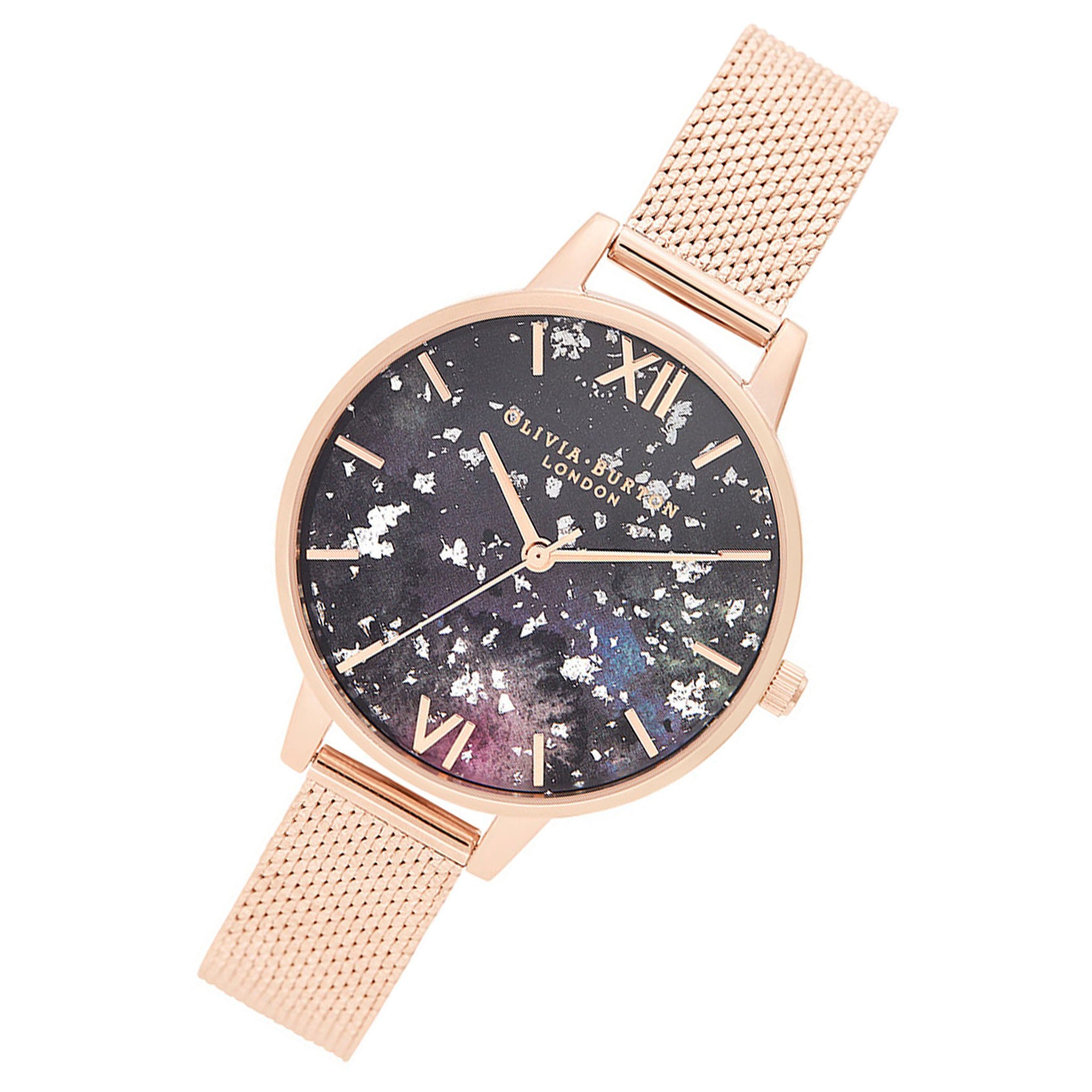 Olivia Burton Celestial Rose Gold Mesh Women's Watch - OB16GD33