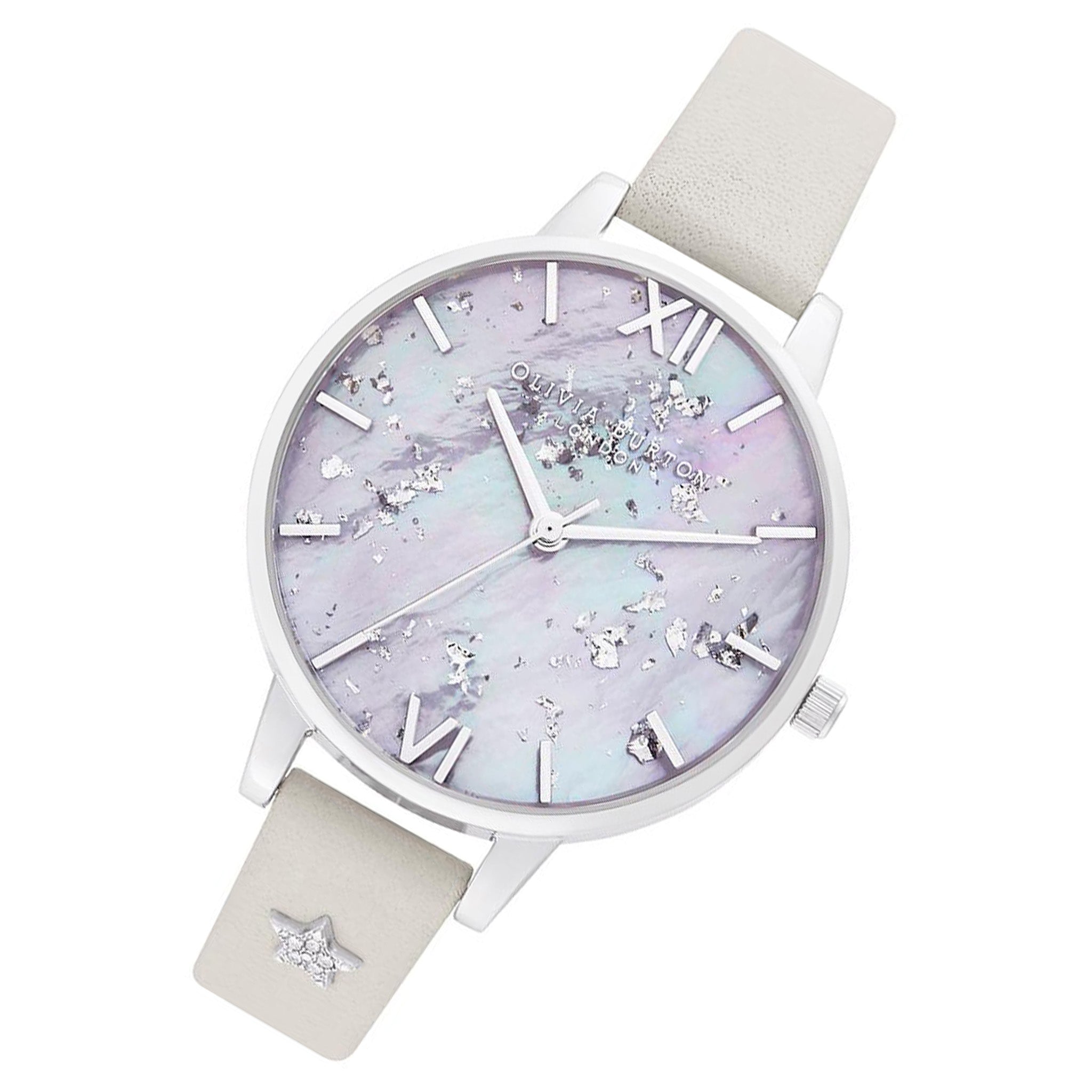 Olivia Burton Celestial Blush Leather with Steel Studs Women's Watch - OB16GD42