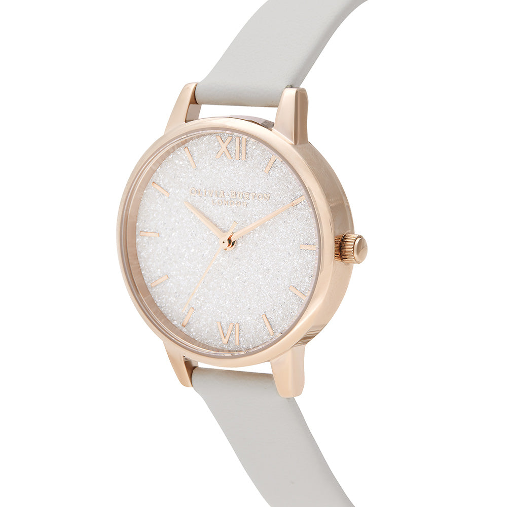 Olivia Burton Glitter Bee Blush Vegan Women's Watch - OB16GD50