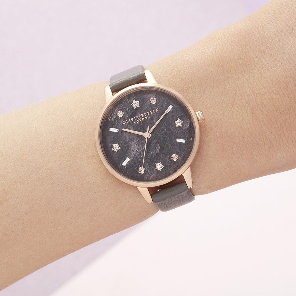 Olivia Burton Celestial Vegan London Grey Ladies Watch - OB16GD55