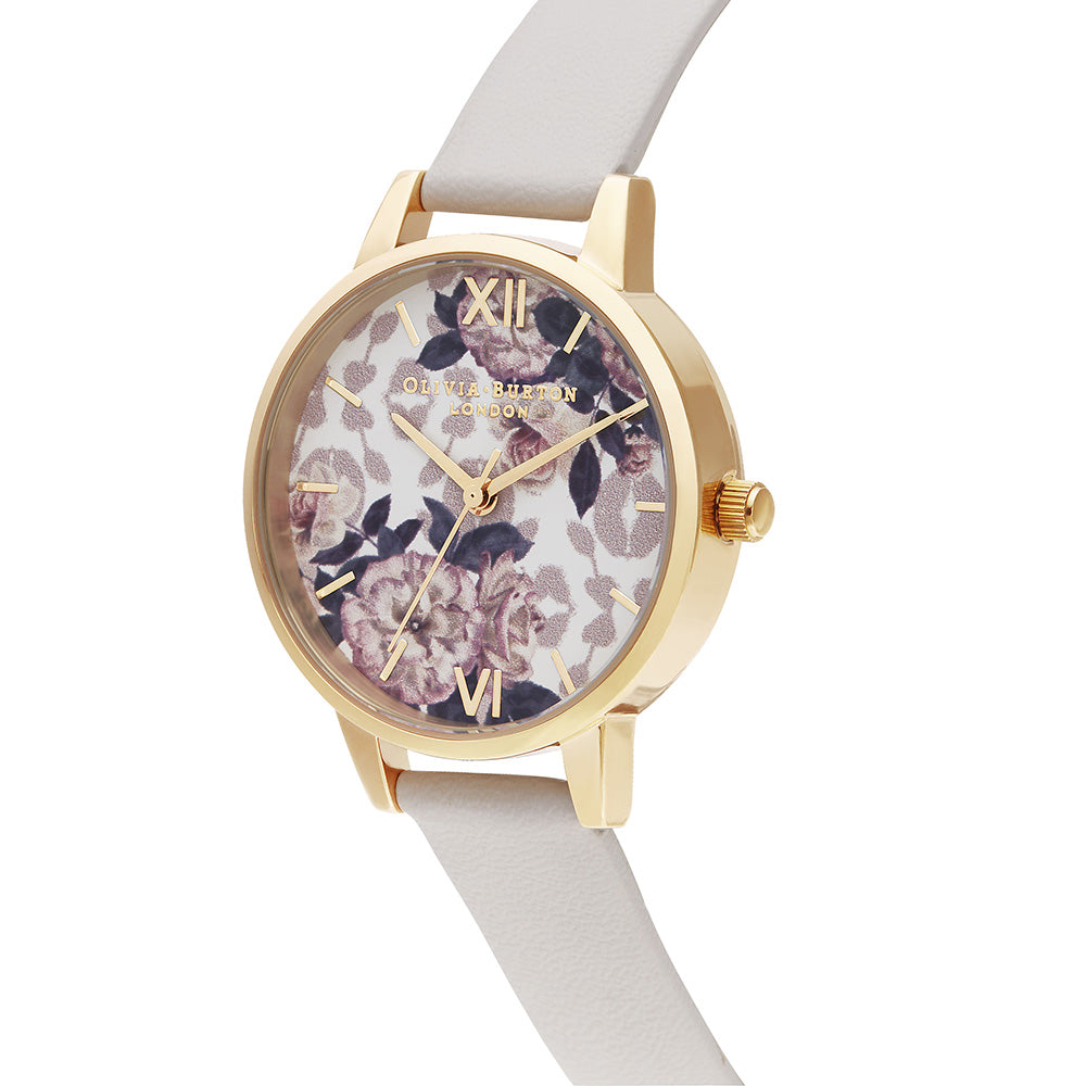 Olivia Burton Wildflower Rose Vegan Band Women's Watch - OB16LP02