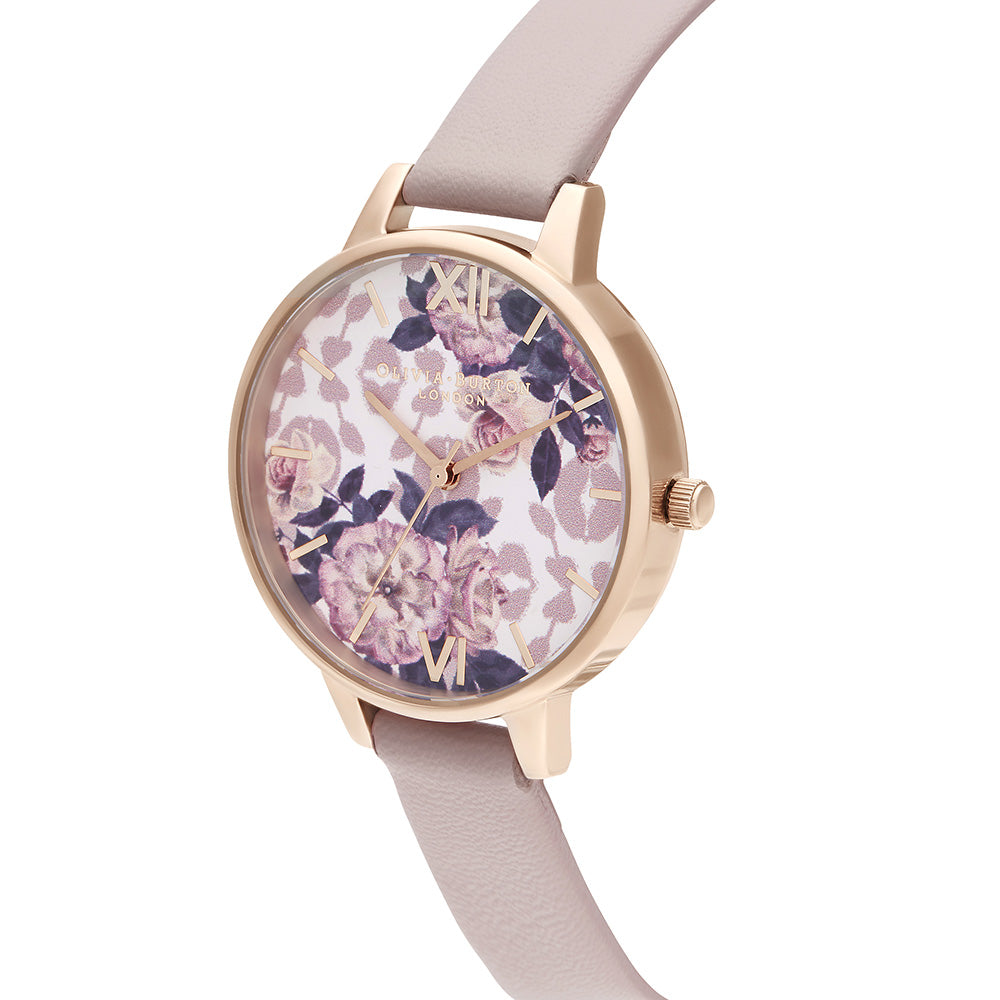 Olivia Burton Wildflower Vegan Rose Ladies Watch - OB16LP03