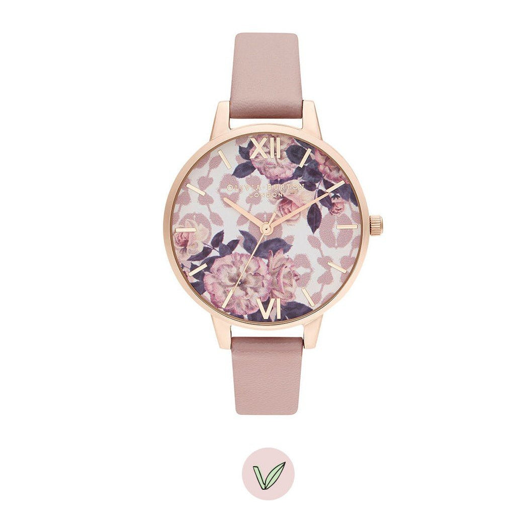 Olivia Burton Wildflower Vegan Rose Ladies Watch - OB16LP03